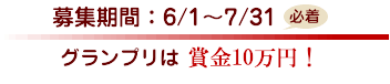 募集期間:6/1~7/31必着