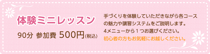 体験ミニレッスン