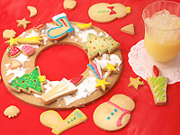 【キッズ】ケーキ☆クリスマスのクッキー/キラキラゼリー