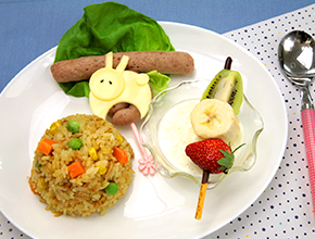 【キッズ】クッキング☆手作りウインナーソーセージ/カレーピラフ他