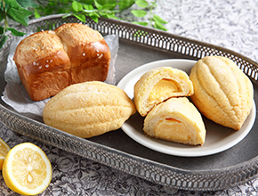 【体験】レモンクリームのメロンパン＆塩バター食パン
