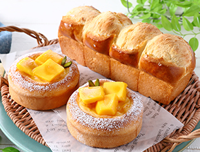 【体験】塩バター食パン＆マンゴーカスタード