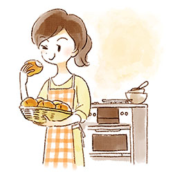 料理をつくって食べることが大好き