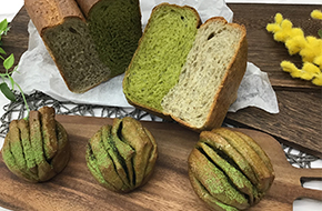 『新緑を感じて』ほうじ茶・緑茶・抹茶の期間限定パン単発