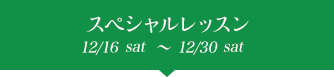 スペシャルレッスン 12/16sat潤ｵ12/30sat