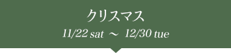 ꥹޥ 11/22fri〜12/25wed