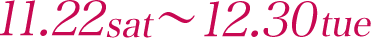 ꥹޥ 11/24fri〜12/25mon
