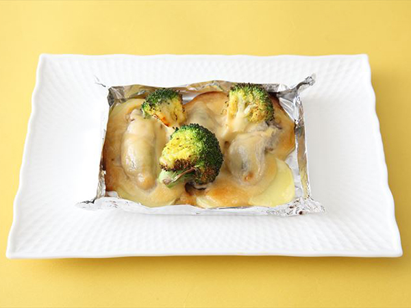 牡蠣の味噌焼き