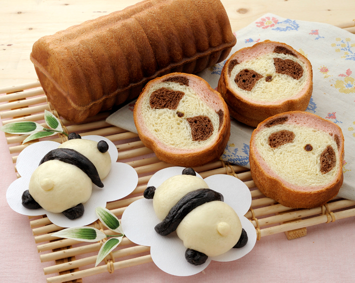 シャンシャン誕生 公開記念 パンでかわいいパンダをつくろう 料理教室のホームメイドクッキング