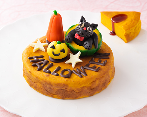 マジパン細工：黒猫のハロウィン