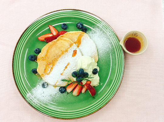 豆腐パンケーキ