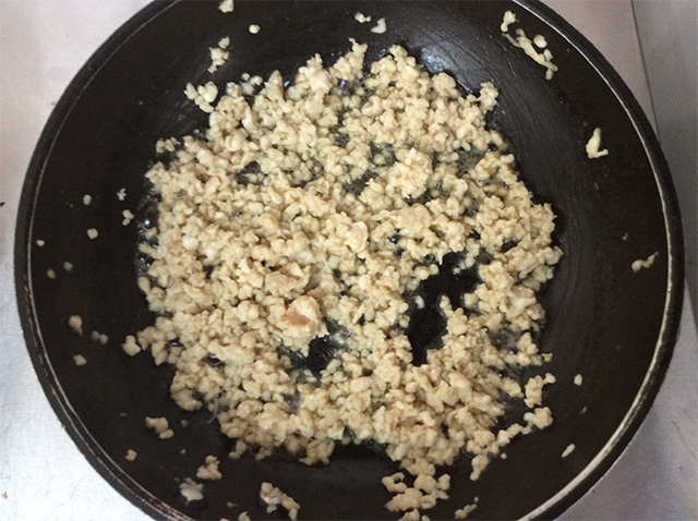 具だくさんの卵焼き