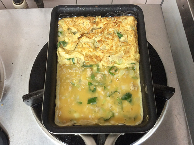 具だくさんの卵焼き