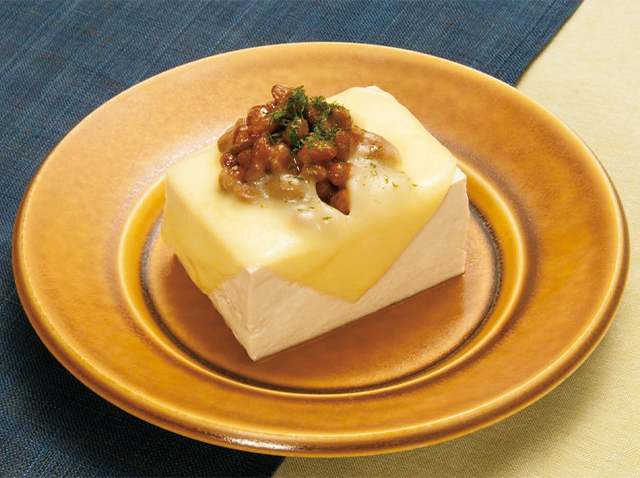 レンチン納豆チーズ豆腐のレシピ 作り方 紹介 料理教室のホームメイドクッキング