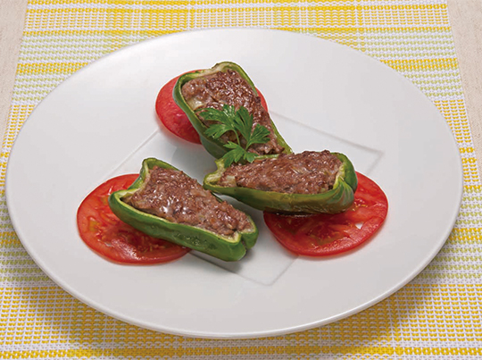 ピーマンの肉詰め