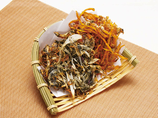 緑茶入りかき揚げ