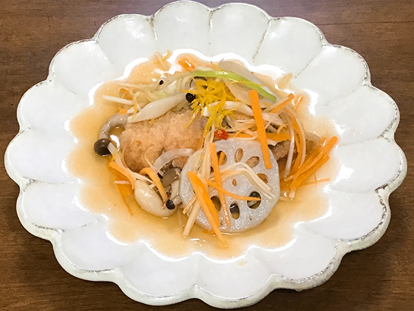 野菜たっぷり鮭の南蛮漬け