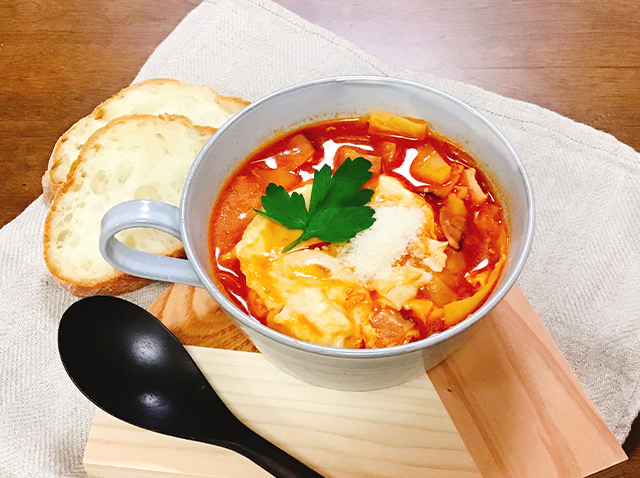 野菜たっぷりトマトスープ