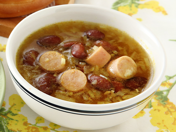 金時豆のスパイシースープ