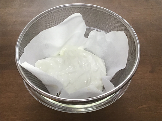 水切りヨーグルトのフルーツサンド