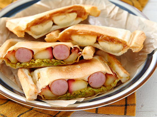 フルーツホットサンド