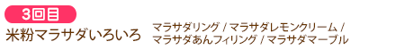 3回目・米粉マサラダいろいろ