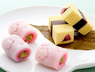 和菓子コース、桜草／プチリア